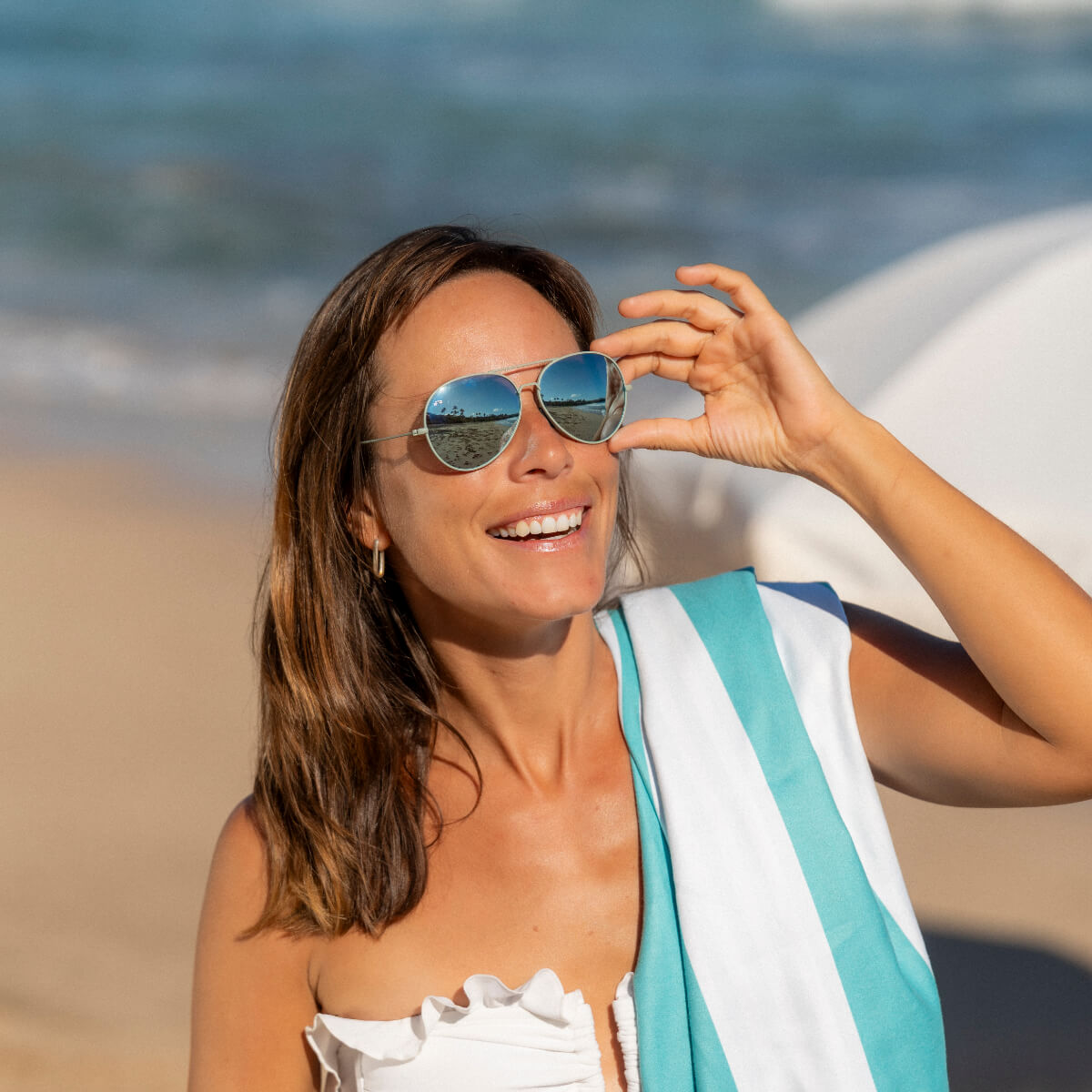 Tangle Free Aviator - Agave Polarized – Shady Rays  display picture 3