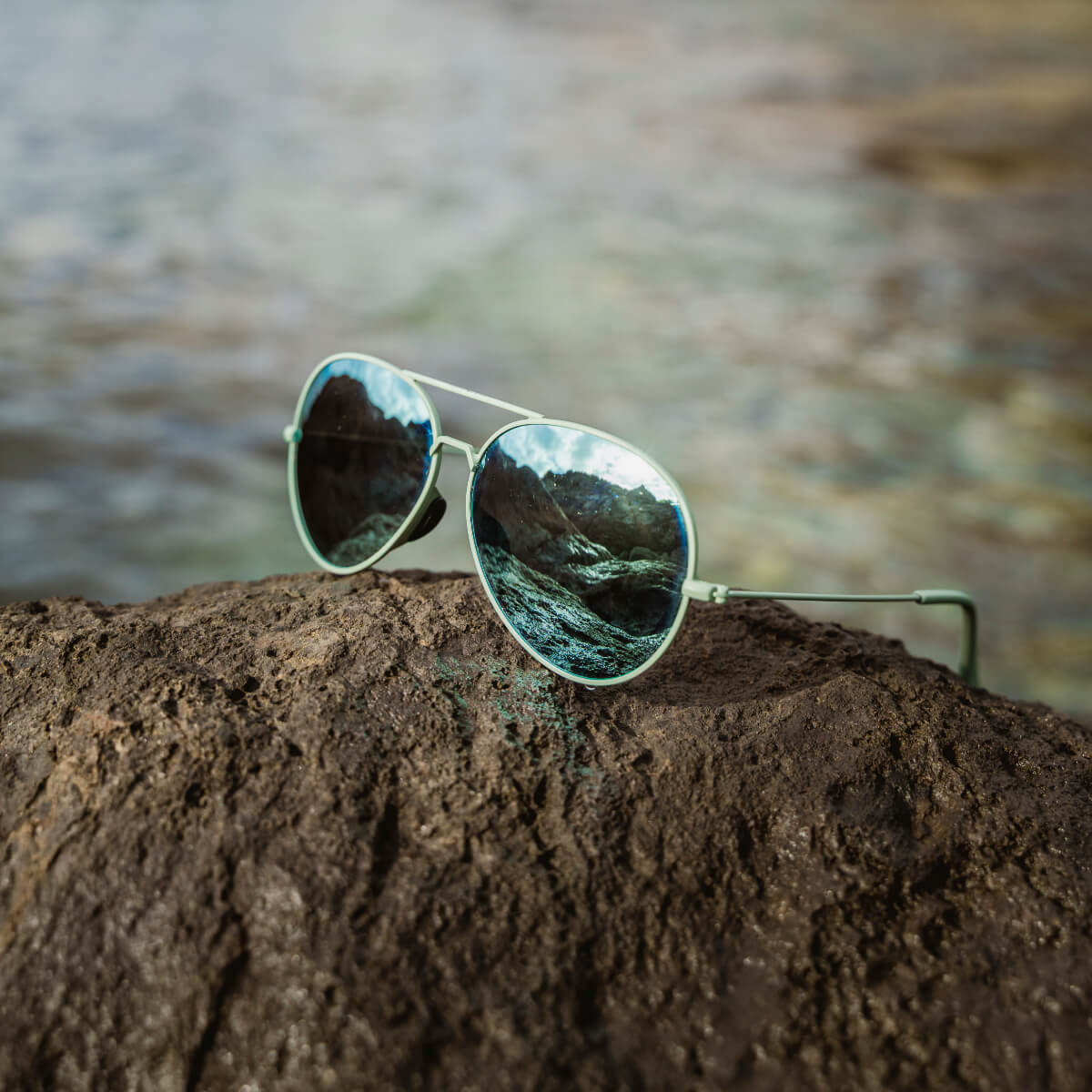 Polarized Tangle Free Aviator Sunglasses Retro Round Frame SODQW Tangle Free Aviator Sunglasses for Women Men Polarized  main image 3