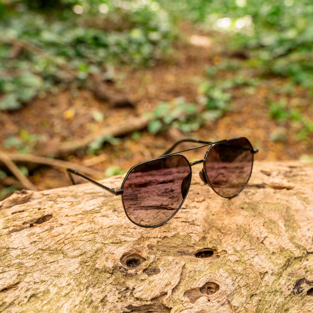 Tangle Free Aviator Hex - Black Fade Polarized – Shady Rays  display picture 1