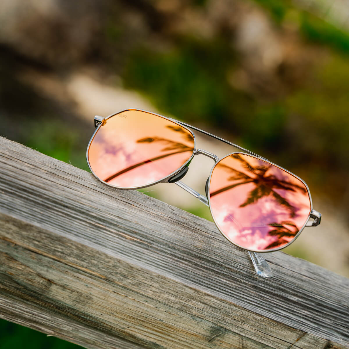 Polarized Aviator Sunglasses with Tangle-Free Design, Round 