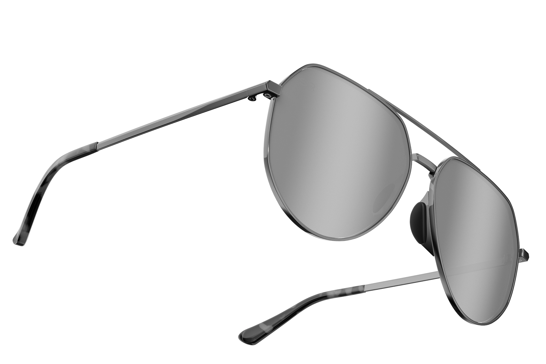 Metal Frame Polarized Sunglasses, UV Protection, Aviator Style Taylor | Aviator Polarized Sunglasses | Fifth & Ninth  main image 2