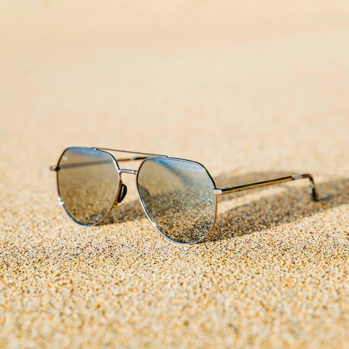 Polarized Square Aviator Sunglasses UV400 Protection Tangle Free Driving Unisex Square Sunglasses - Full UV400 Protection  main image 2