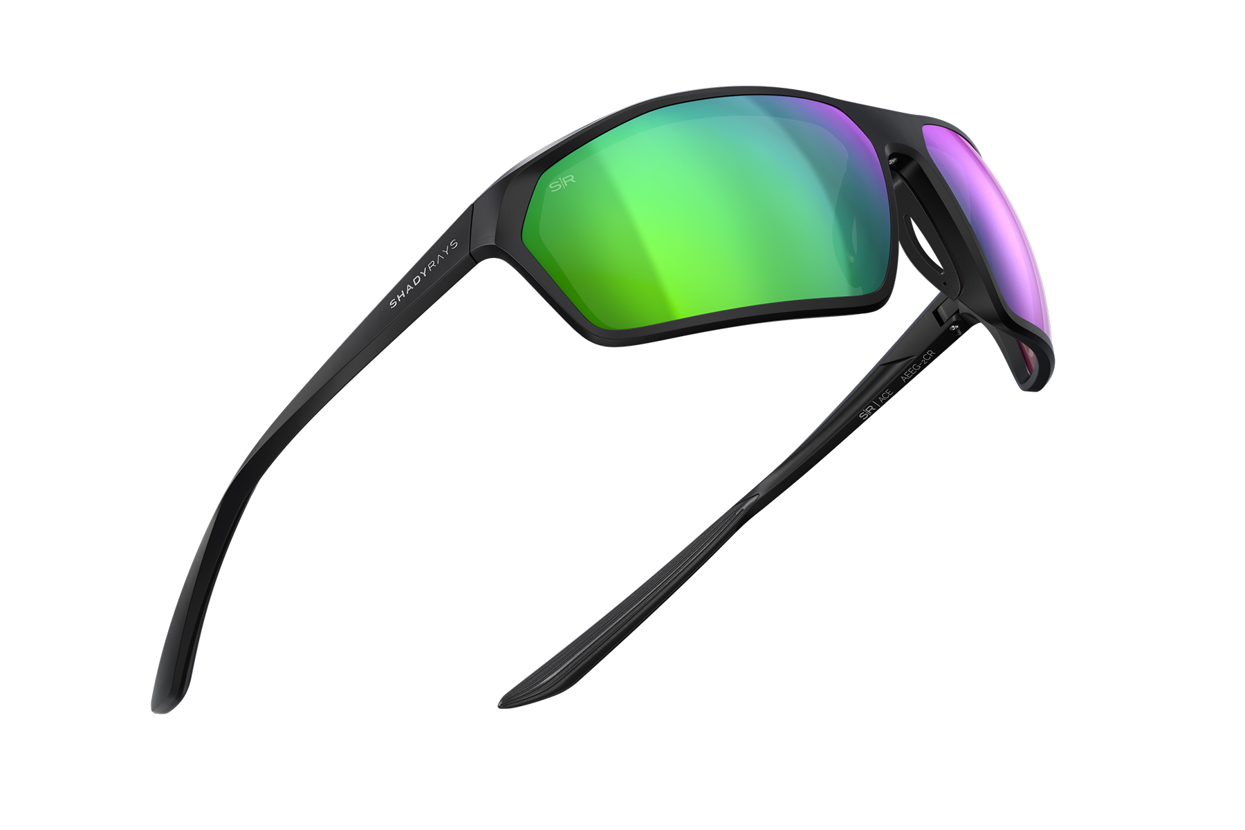 Ace Elite - Black Emerald – Shady Rays® | Polarized Sunglasses