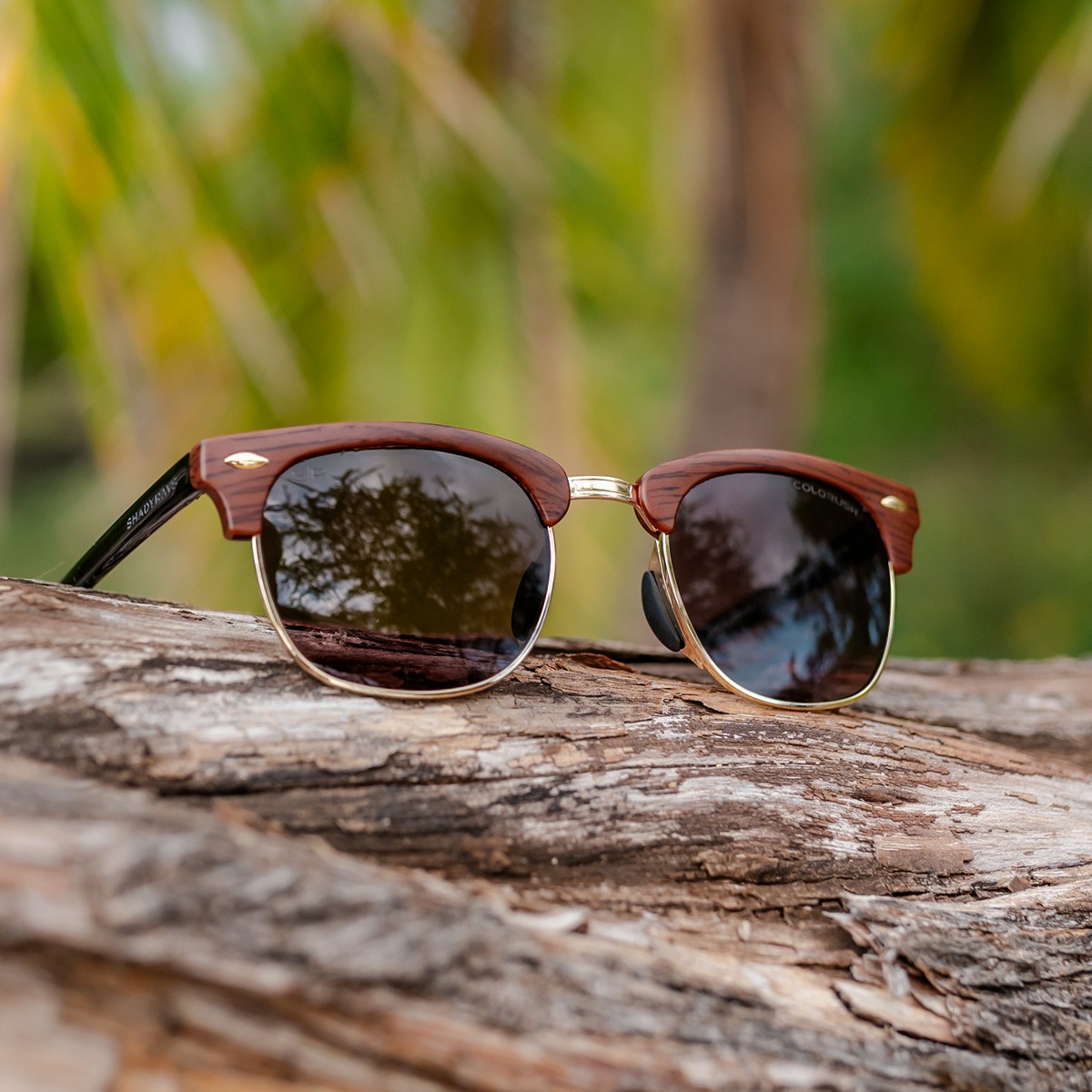 Shady Rays Tangle Free - Oakmont Timber Polarized Sunglasses 