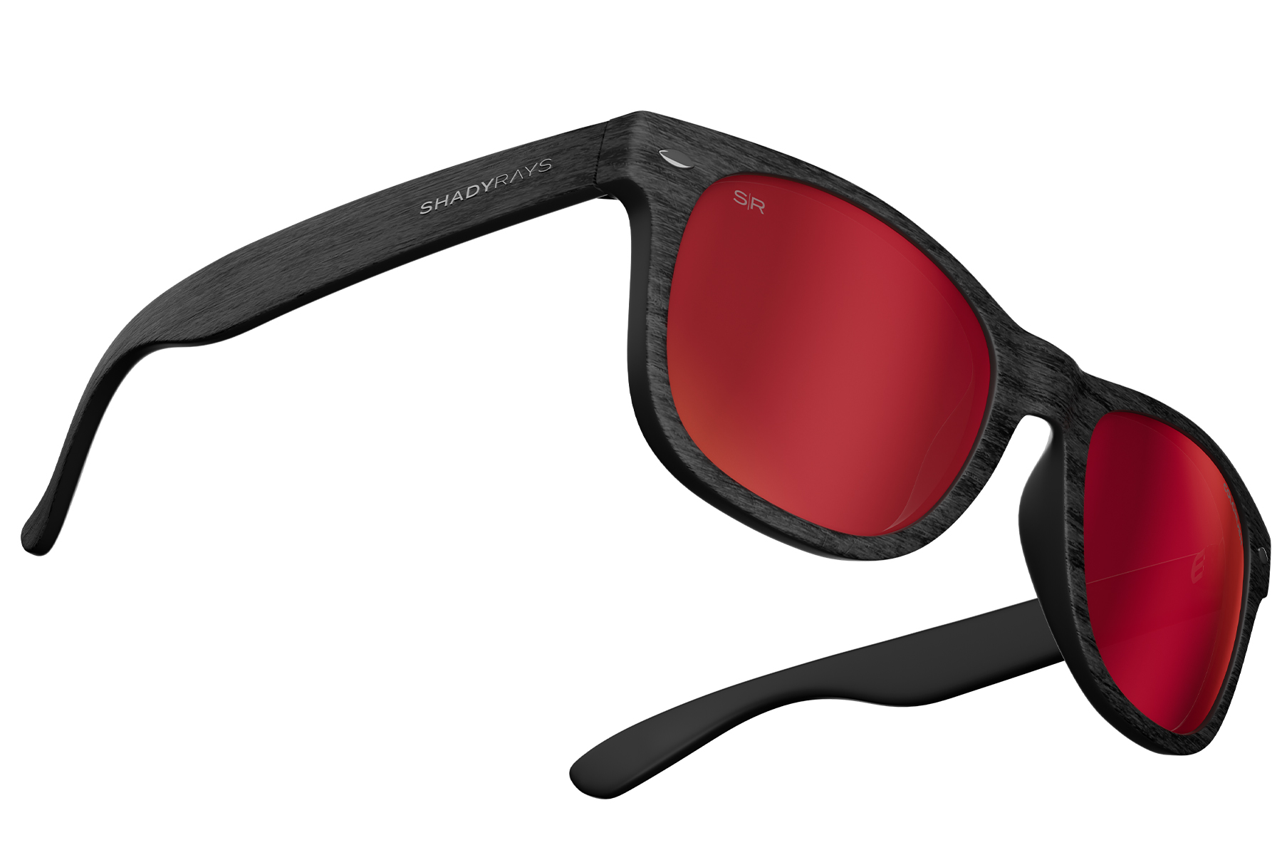 Classic Timber - Black Red Polarized – Shady Rays  display picture 2