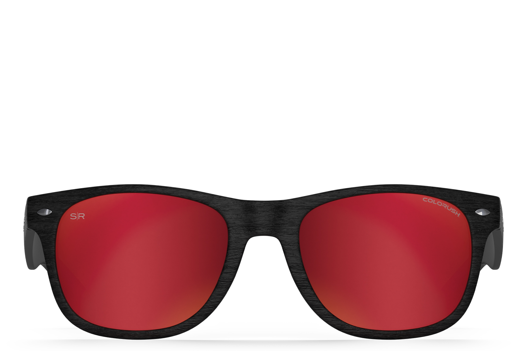 Shady Rays ColorRush Confetti Square Sunglasses Red Mirror + Pouch NEW Trade In and Worry No More: Shady Rays Highlights Lost  main image 4
