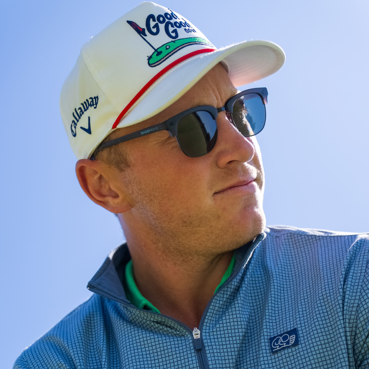 High Hat Almond Reality Sunglasses Oakmont Elite - Good Good – Shady Rays® | Polarized Sunglasses main image 4