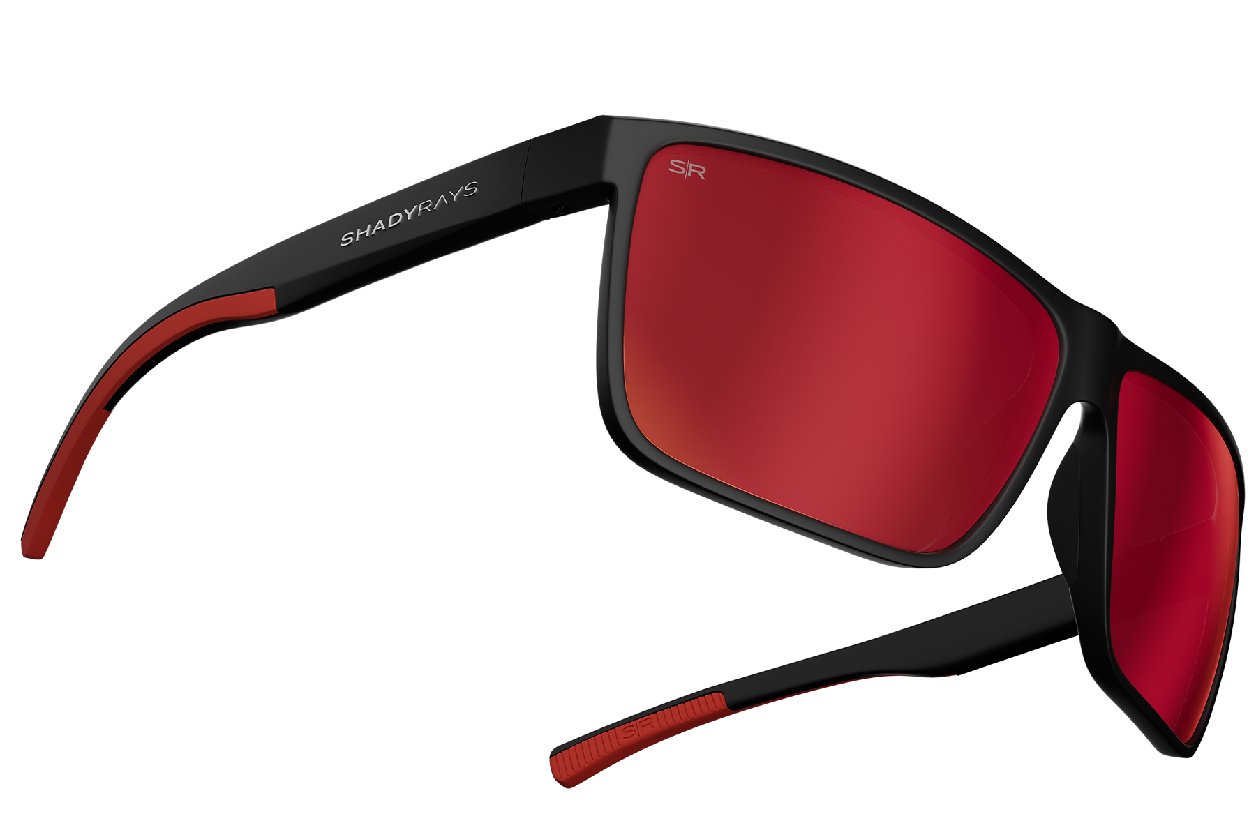 Cayman - Black Red Polarized – Shady Rays® | Polarized Sunglasses