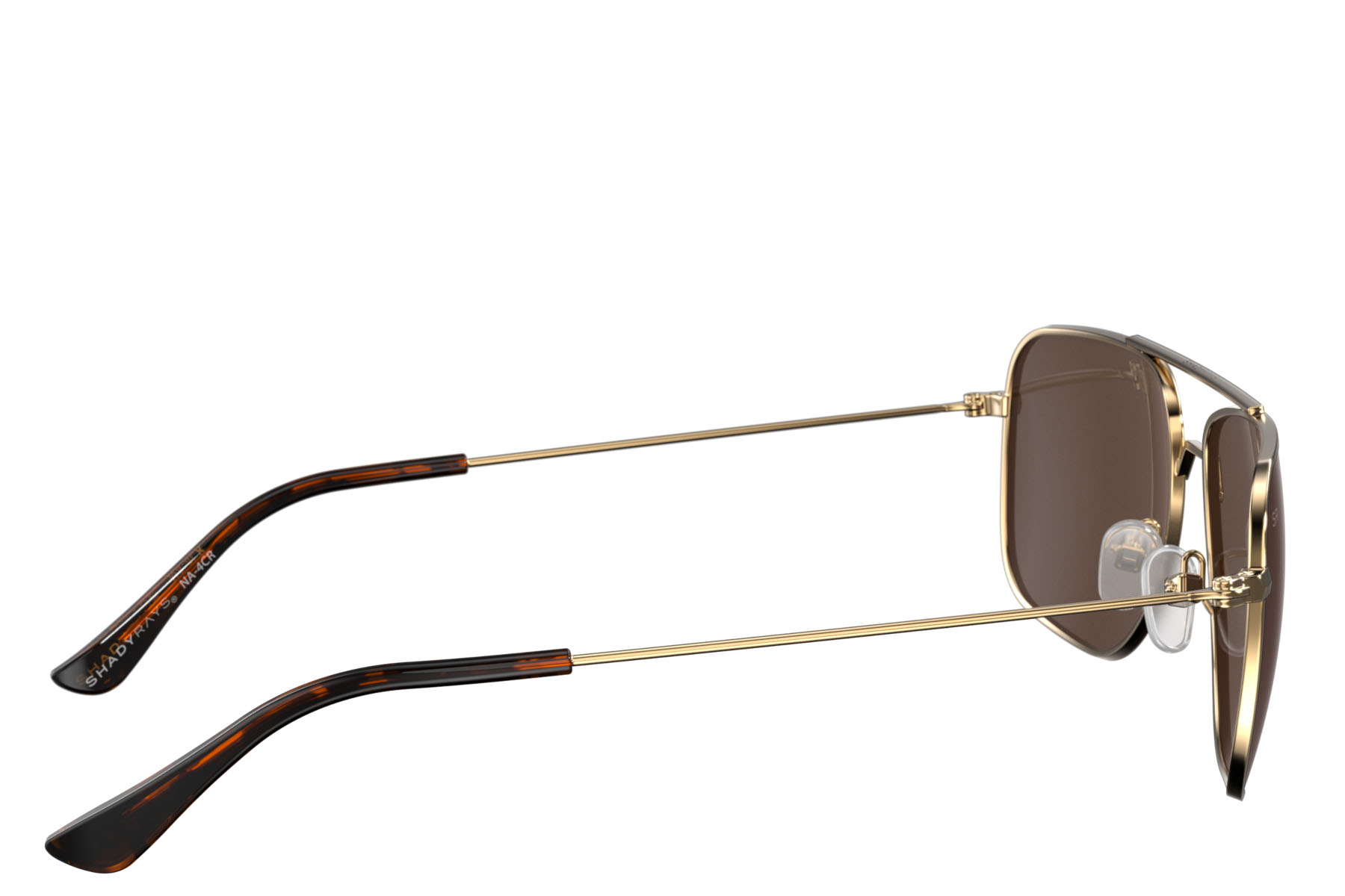 Nautica Navigator Style Gold Polarized Lens Amazon.com: Nautica Unisex Adult Sunglasses N100SP - Gold  main image 4