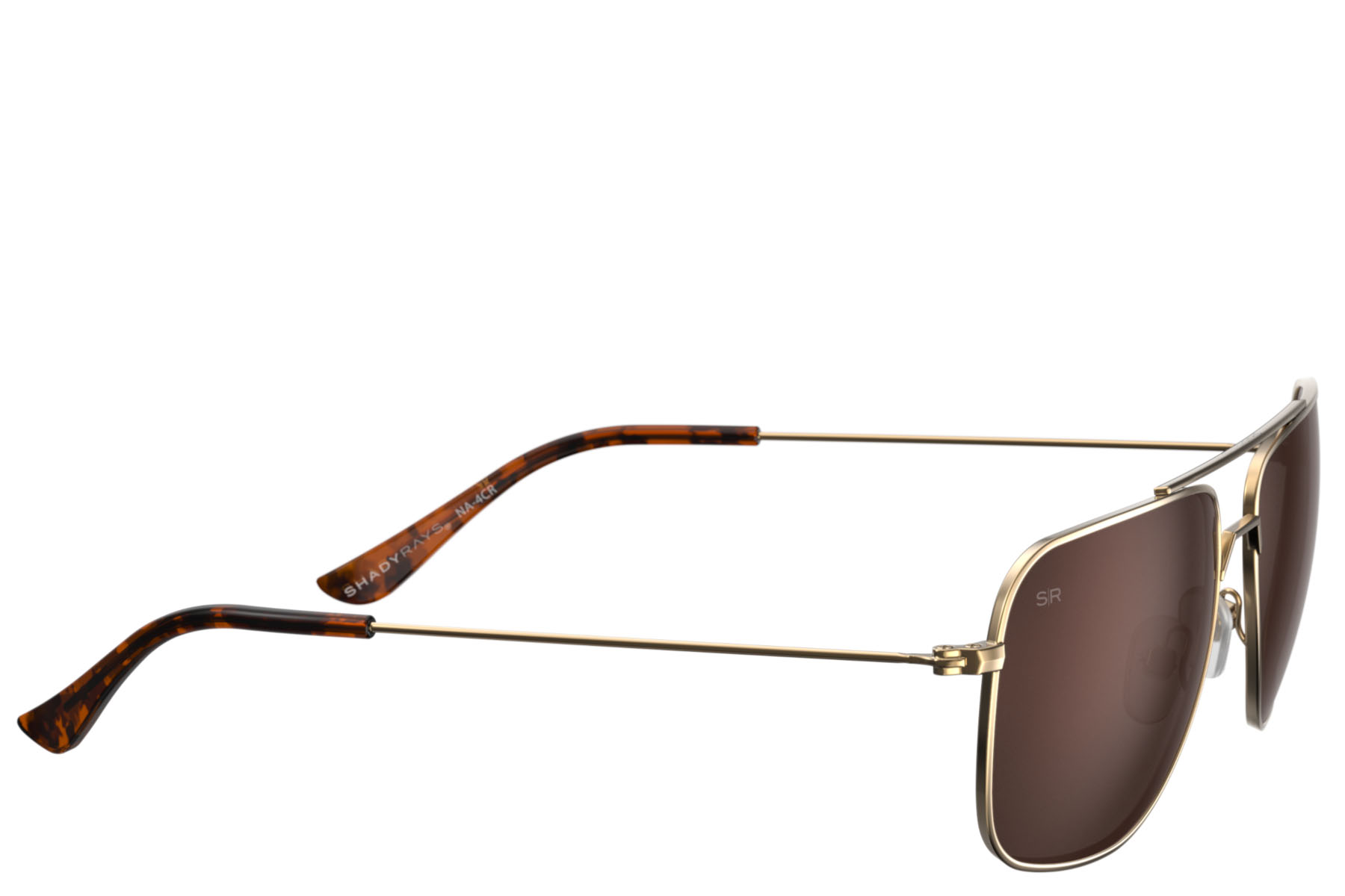 Ray-Ban Amber/Brown Square Sunglasses Ray Ban Leathers Bausch Lomb - Etsy main image 3