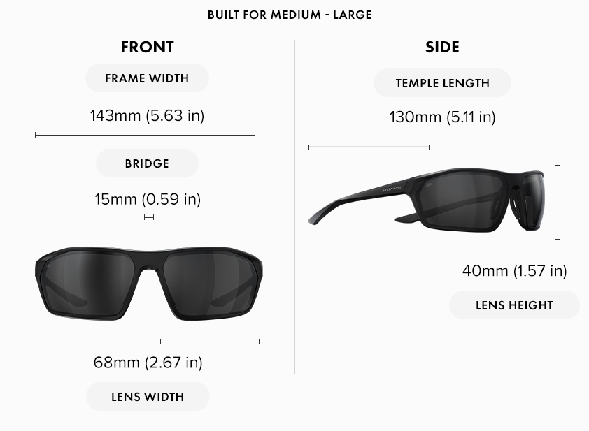 Ace Elite - Black Emerald - fit guide standard