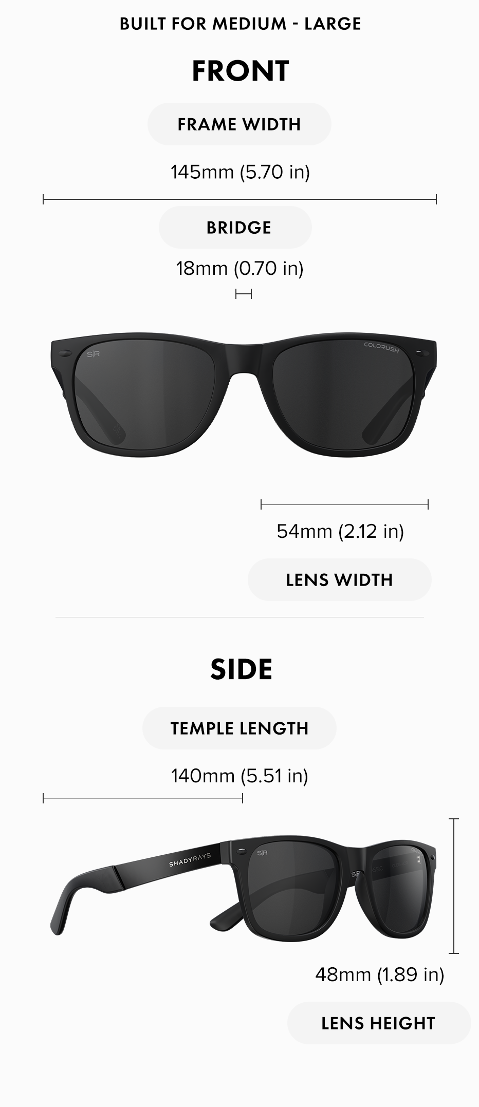 Classic Elite - Blackout - fit guide