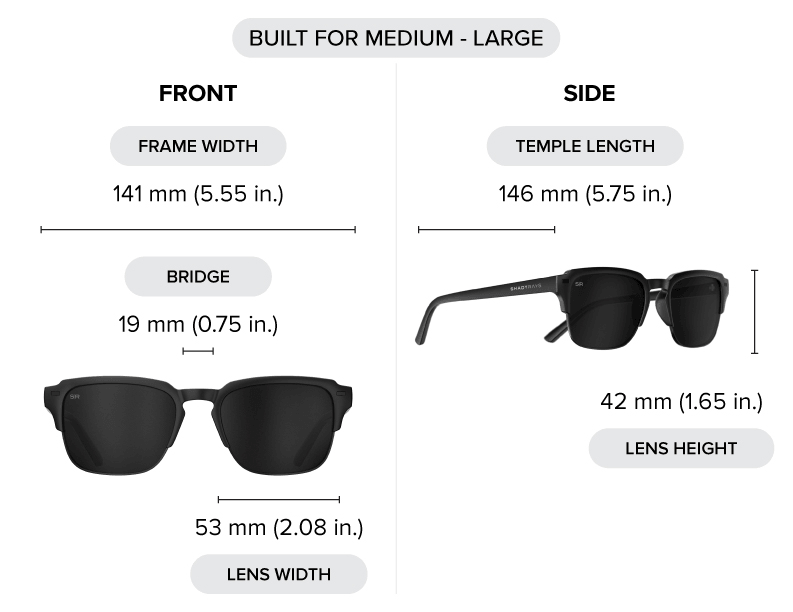 Kingbrook - Dusk Amber Polarized - fit guide