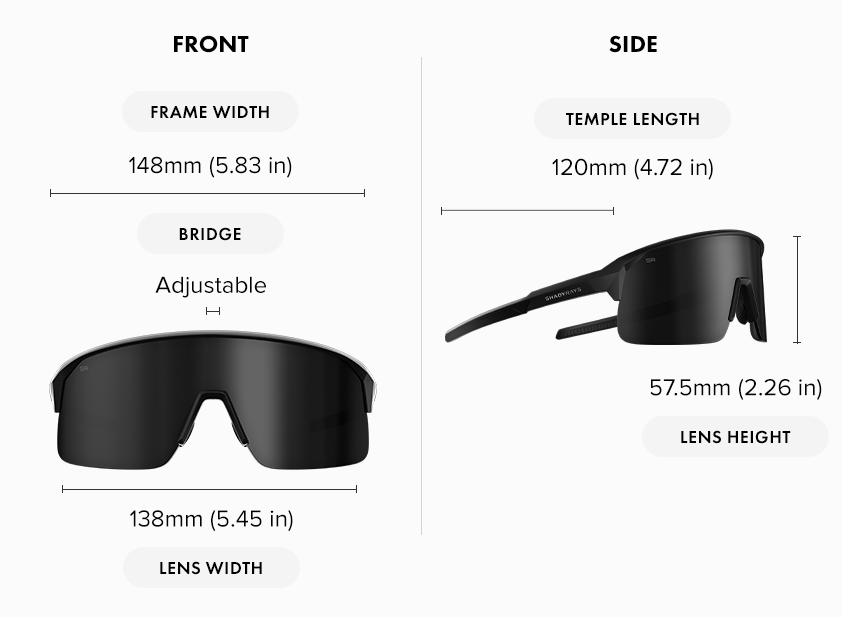 Rival Shift - Black Gold Polarized - fit guide