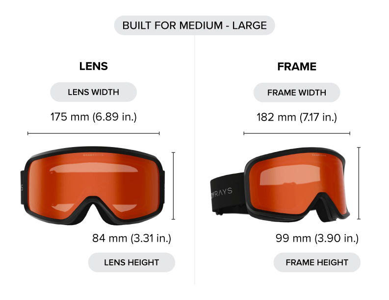 Pioneer Goggle - White Persimmon - fit guide